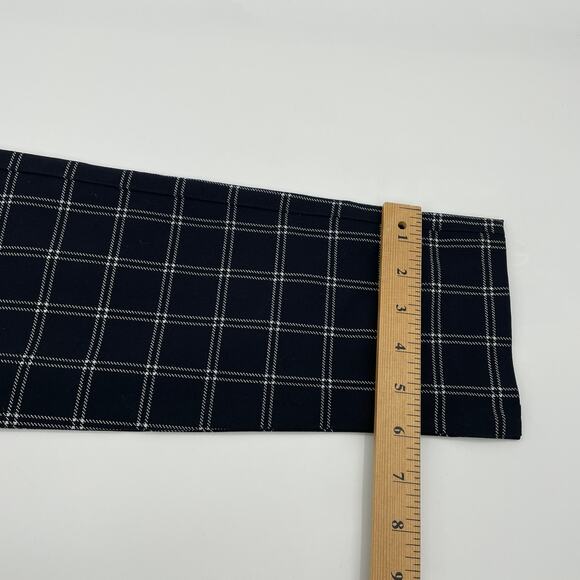 OLD NAVY Window Pane Pixie Pant Womens Size 6 Black White Tapered Dark Academia - Picture 10 of 10